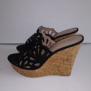 Charles David Cutout Wedge Sandals 11